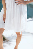 Crochet-Trim Cover-Up Dress