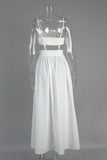 Elegant Two-Piece Skirt Set