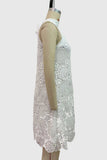 Lace Overlay Sleeveless Dress