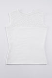 Lace-Detail Sleeveless Top