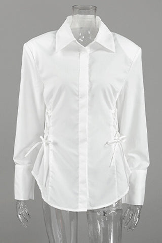 Elegant Long-Sleeve Blouse