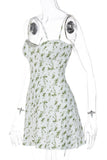 Floral Print Casual Mini Dress