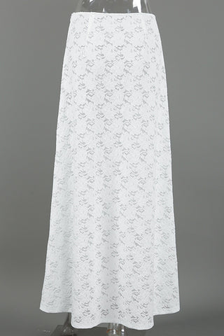 Elegant Lace Maxi Skirt