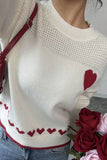 Heart Detail Casual Sweater