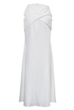 Draped Maxi Skirt