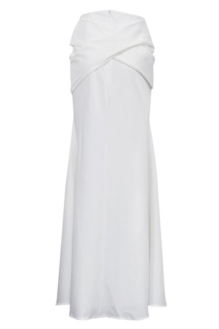 Draped Maxi Skirt