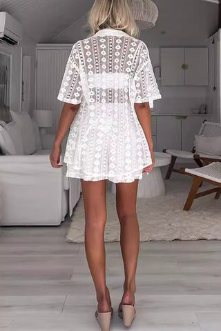 Crochet Trim Shorts
