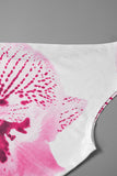 Asymmetrical Floral Print Camisole