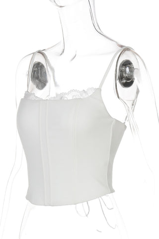 Lace Trimmed Camisole Top