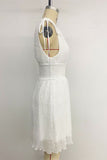 Smocked Sleeveless Mini Dress