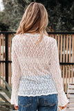 Sheer Lace Long Sleeve Top