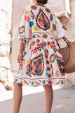 Floral Print Casual Dress