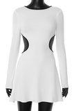 Chic Cutout Casual Dress