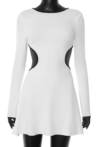 Chic Cutout Casual Dress