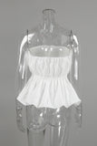 Strapless Ruched Tank Top