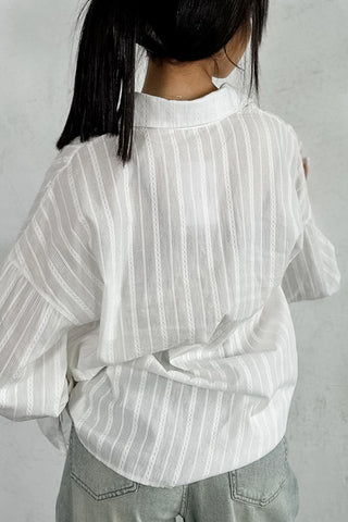 Classic Striped Button-Down Shirt