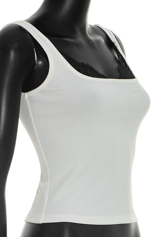 Square-Neck Fitted Tank