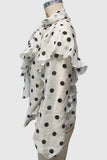 Polka Dot Bow-Tie Blouse