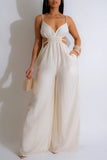 Strappy Wide-Leg Jumpsuit