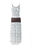 Polka-Dot Sleeveless Skirt Set