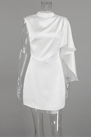 Asymmetric One-Shoulder Evening Dress