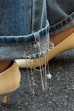 Versatile Chain Safety Pin Brooch