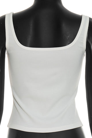 Square-Neck Fitted Tank