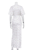 Elegant V-Neck Maxi Dress