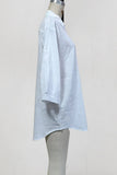 Relaxed Button-Up Casual Cover-Up