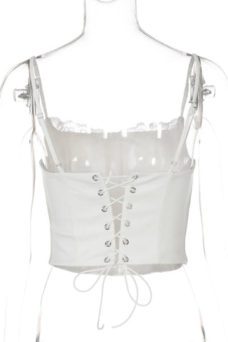 Lace Trimmed Camisole Top