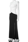 Elegant Ruched Maxi Dress