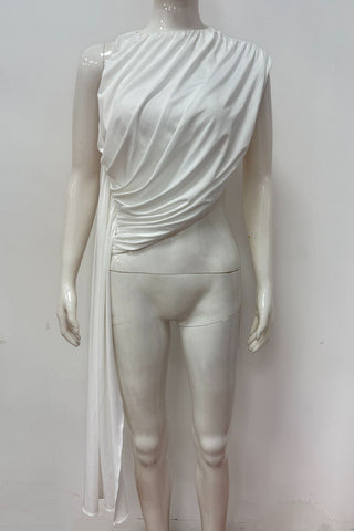 Draped Asymmetrical T-Shirt