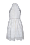 Halter Neck Lace Casual Dress