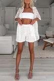 Crochet Trim Shorts