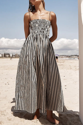 Striped Smocked Sundress