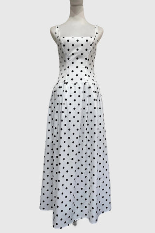 Polka Dot Evening Dress