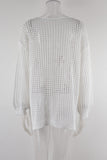 Star Embellished Mesh Cover-Up