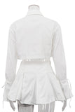 Chic Crop Top and Skirt Set
