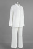 Modern Button-Front Pants Set