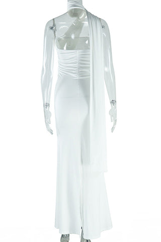 Elegant Ruched Evening Gown