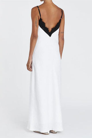Lace Trim Slip Dress