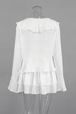 Ruffled Top and Skirt Set