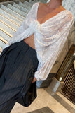 Floral Lace Drape Blouse
