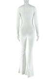 Cutout Long Sleeve Jumpsuit