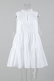 Sleeveless Tiered Casual Dress