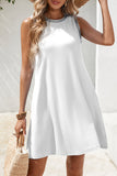 Sleeveless Casual Swing Dress