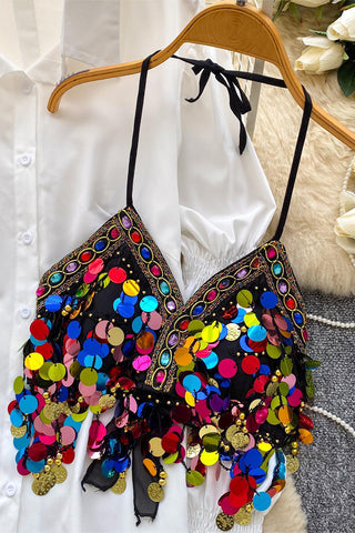 Sequin Embellished Blouse