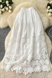 Elegant Lace Maxi Skirt