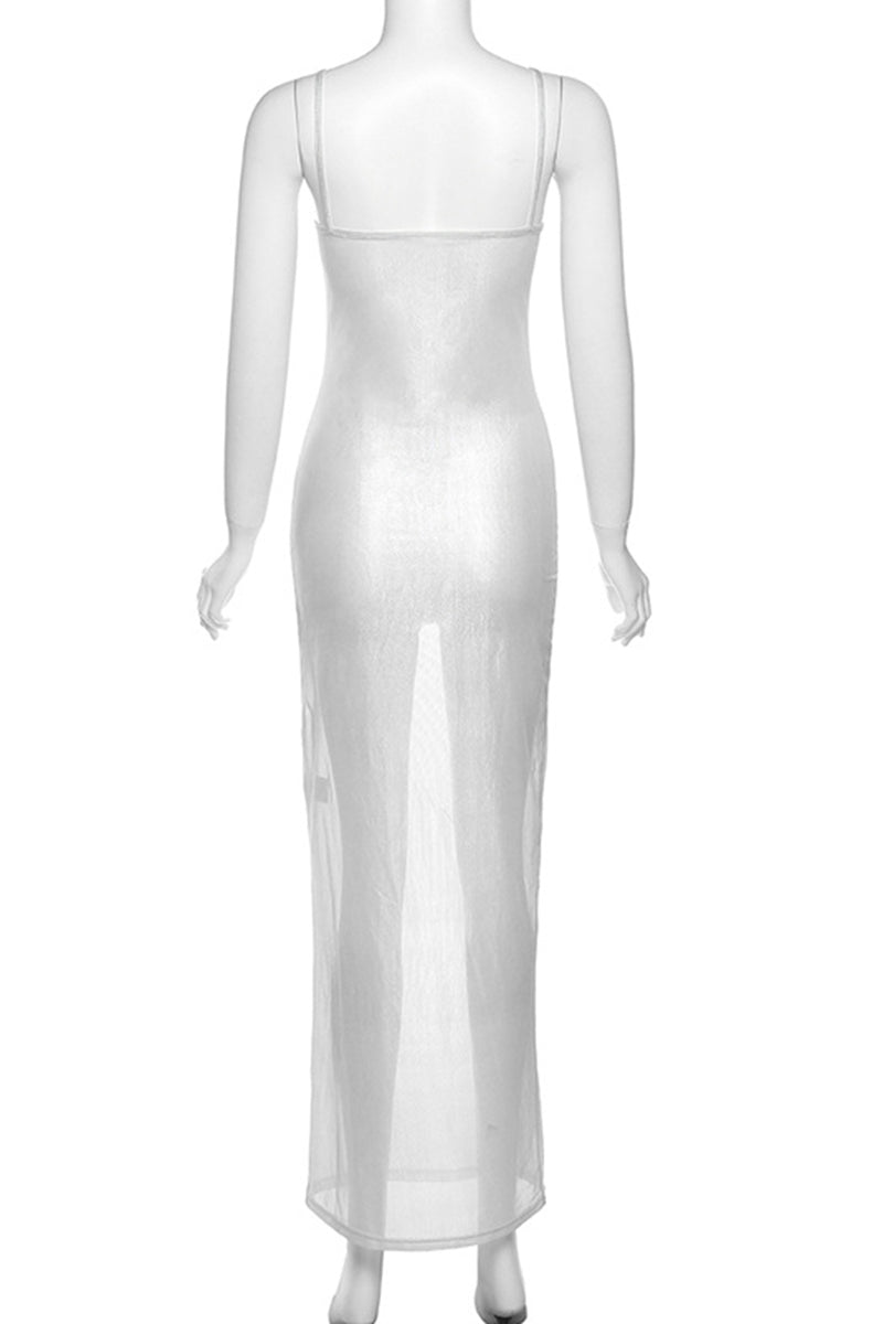 Elegant Sheer Night Out Dress
