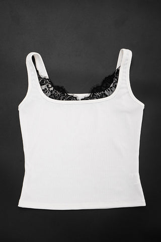 Square-Neck Fitted Tank